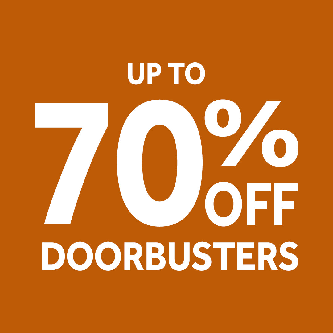 Doorbusters: Up To 70% Off