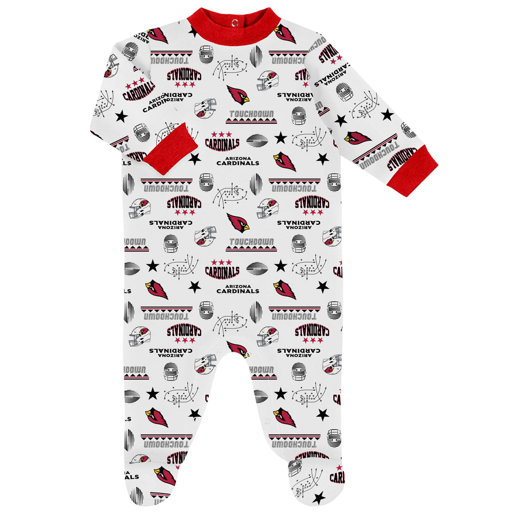 3-Piece Baby Boys Arizona Cardinals Bodysuit, Sleep 'N Play, and Cap Set