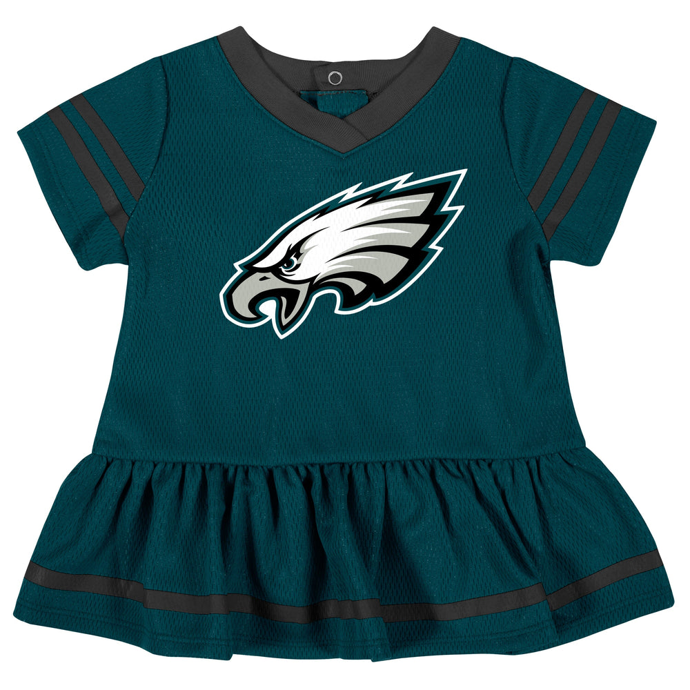 Baby Girls Philadelphia Eagles Cheerleader Dress and Panty Set