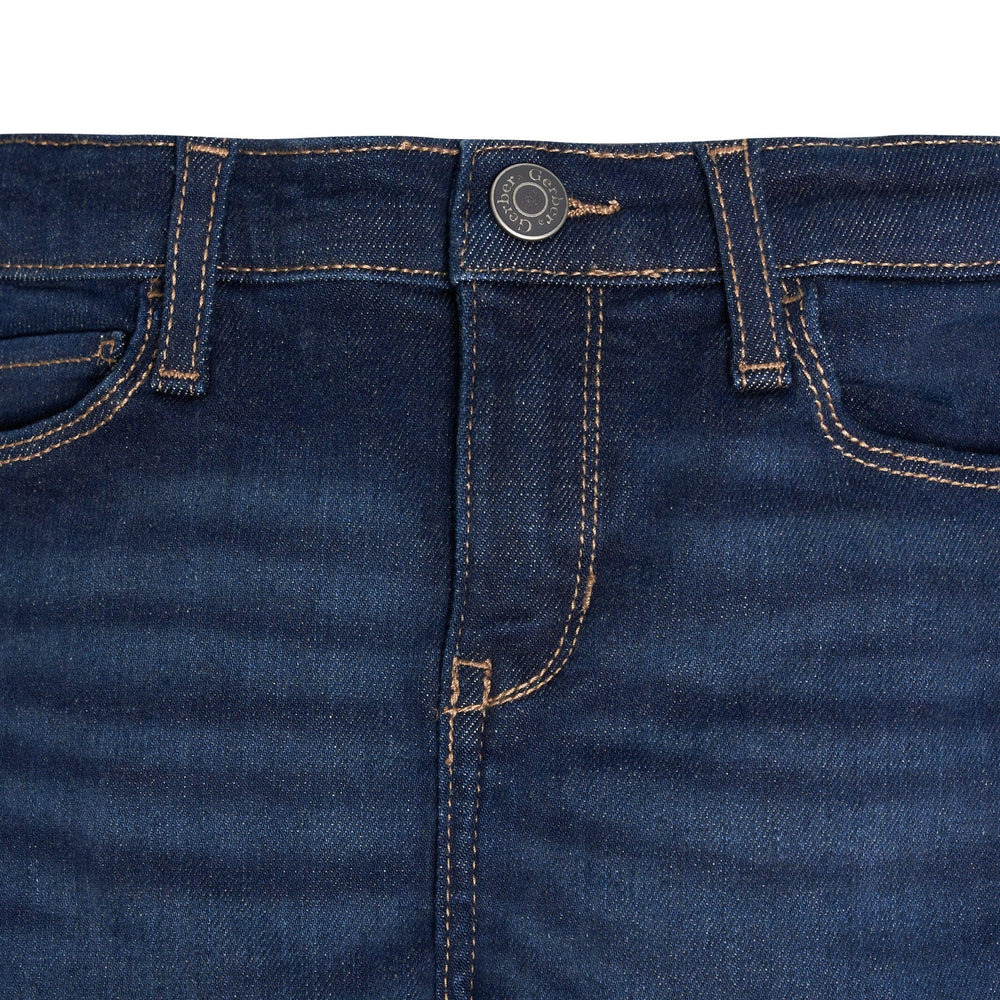 Infant and Toddler Neutral Dark Blue Jeggings