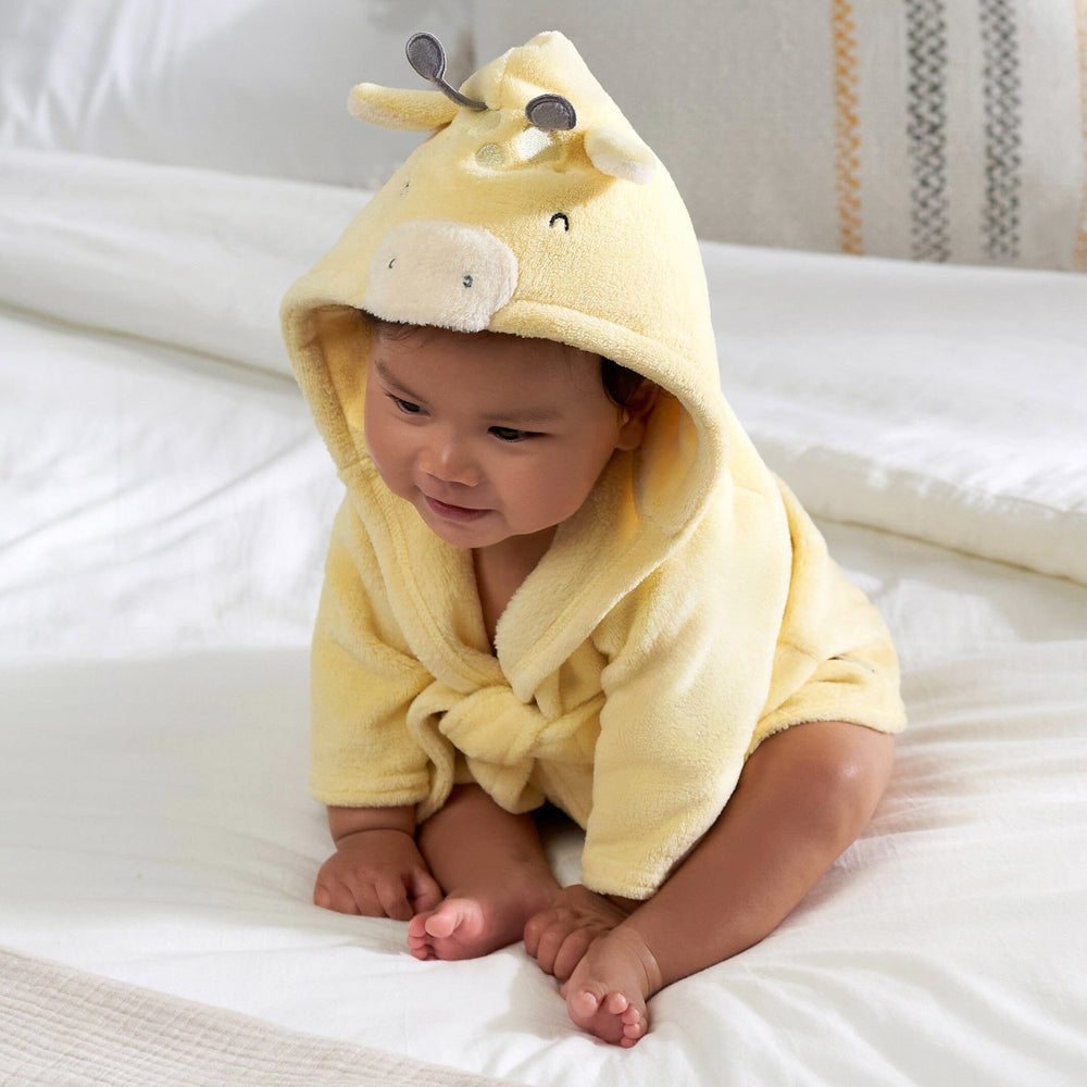 Baby Neutral Yellow Giraffe Robe