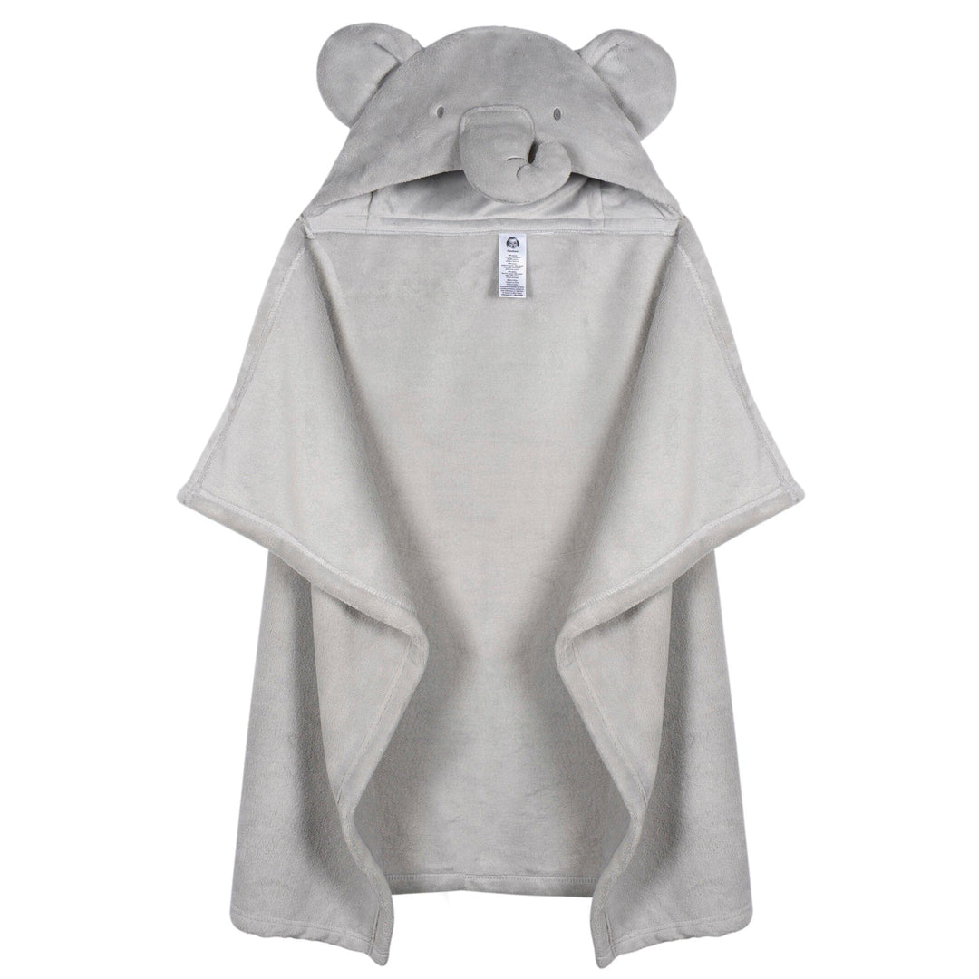 2-Pack Baby Neutral Animal Geo Hooded Wearable Blanket & Security Blanket Set