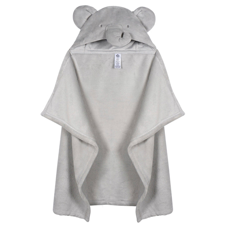 2-Pack Baby Neutral Animal Geo Hooded Wearable Blanket & Security Blanket Set