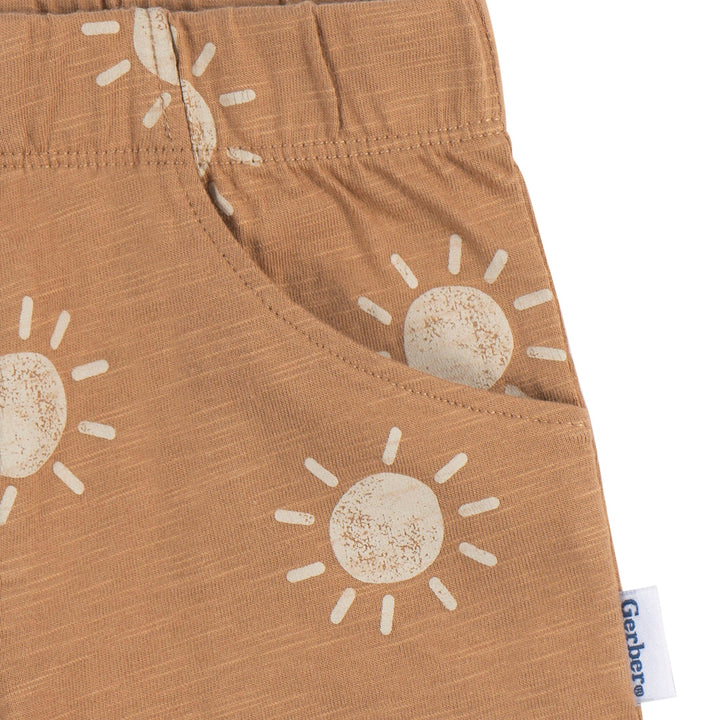 2-Piece Baby Boys Suns T-Shirt and Shorts Set