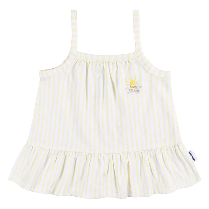 2-Piece Baby Girls Stripe Dress and Diaper Cover