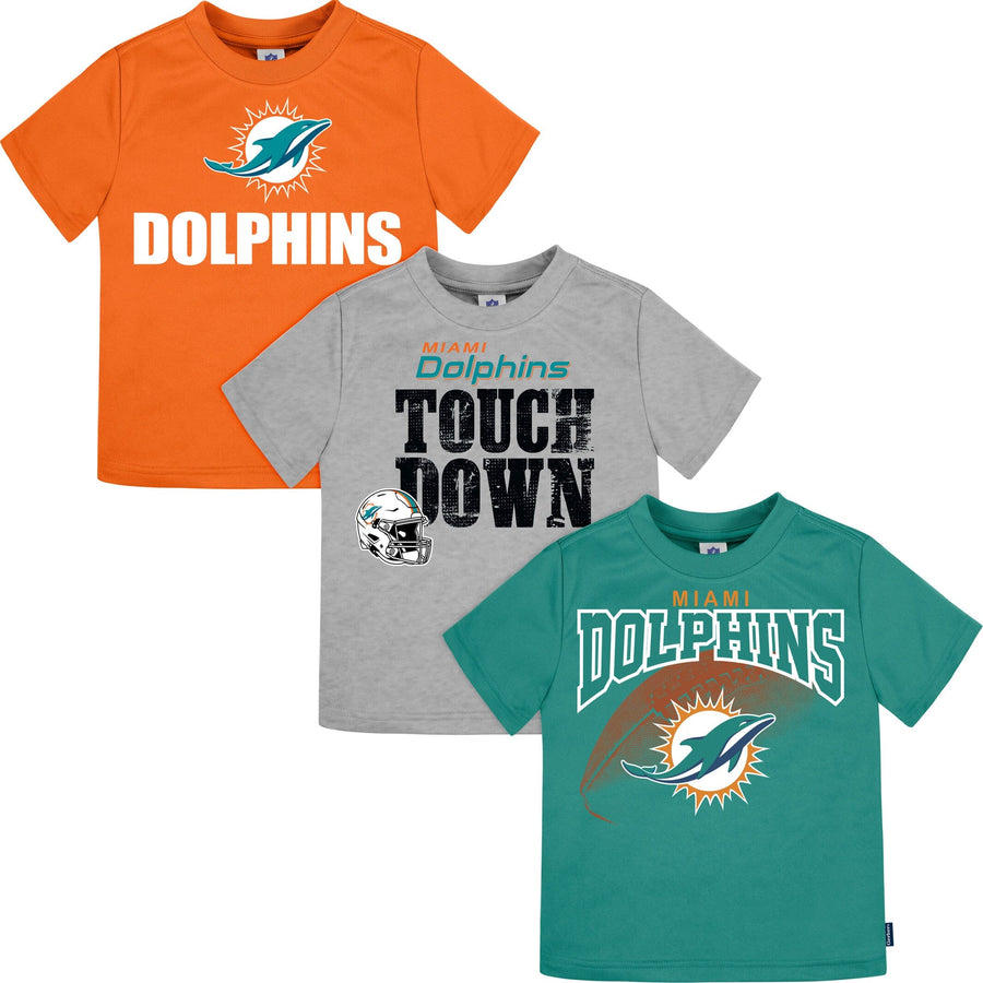 3-Pack Infant & Toddler Boys Dolphins Short Sleeve Tees