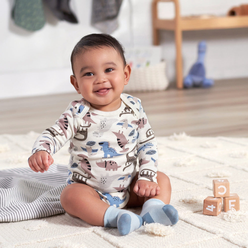 4- Baby Boys Hedgehog Flannel Blankets