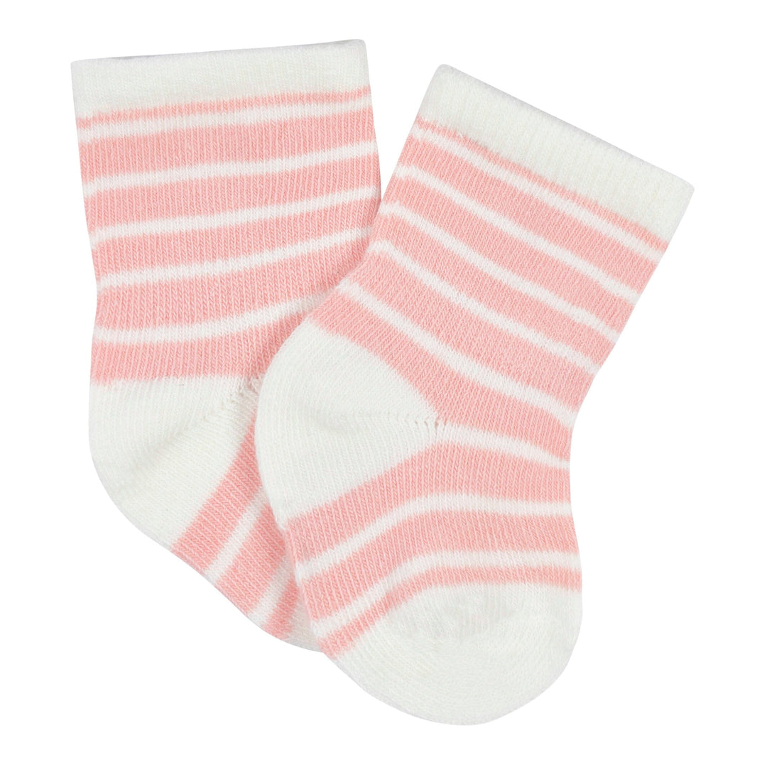 6- Baby Girls Fox Wiggle Proof® Socks