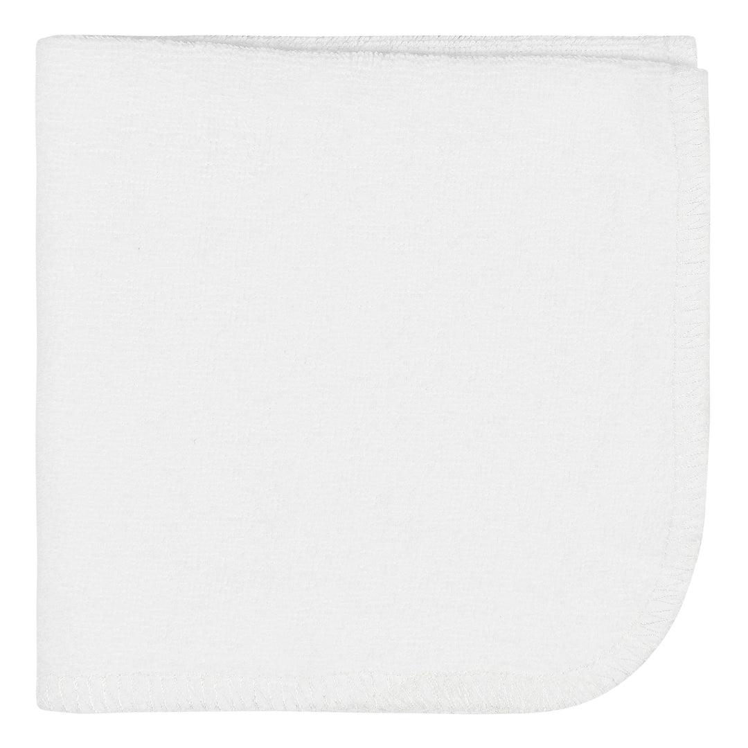 6-Pack Baby Neutral White Washcloths