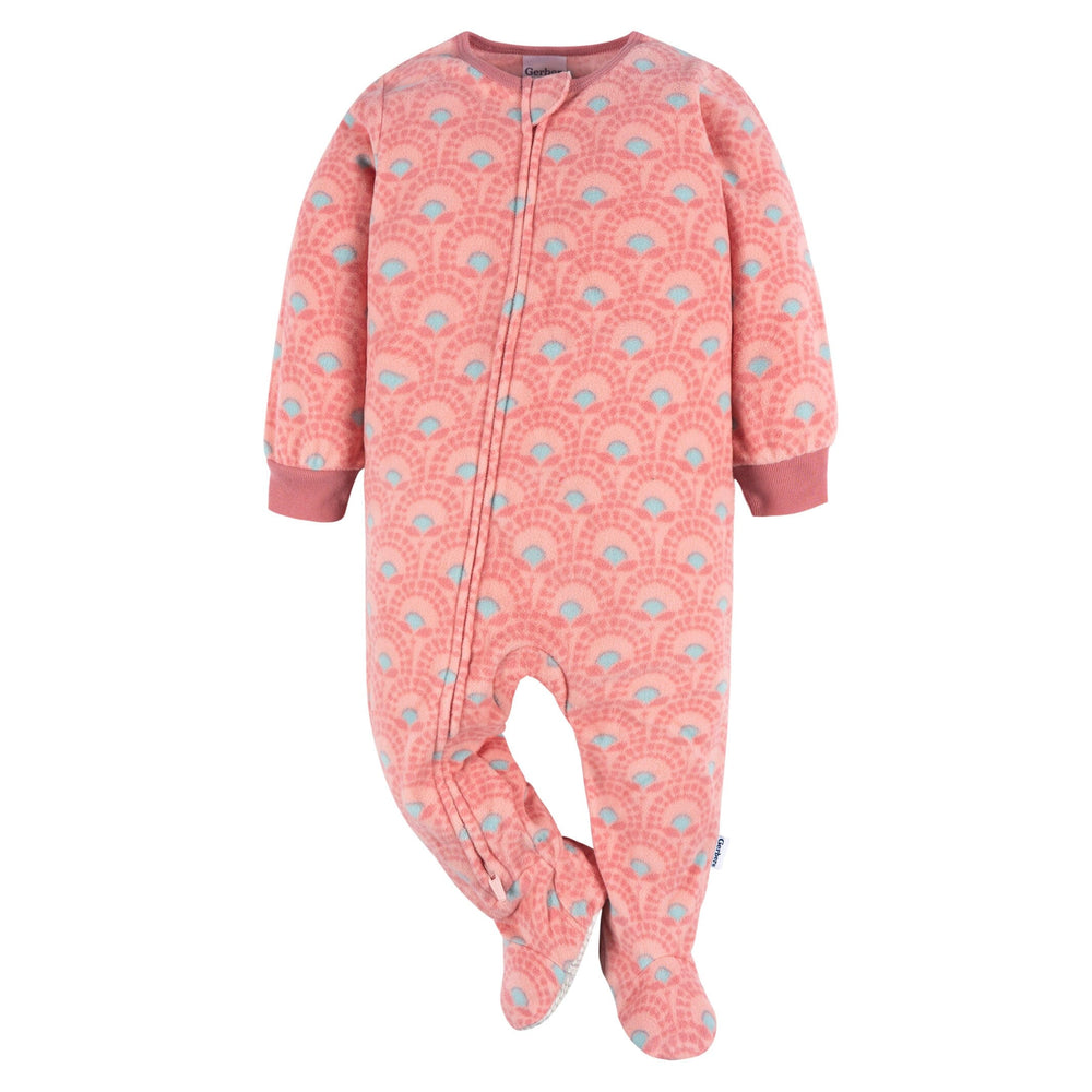 2-Pack Baby & Toddler Girls Pink Flamingos Fleece Pajamas