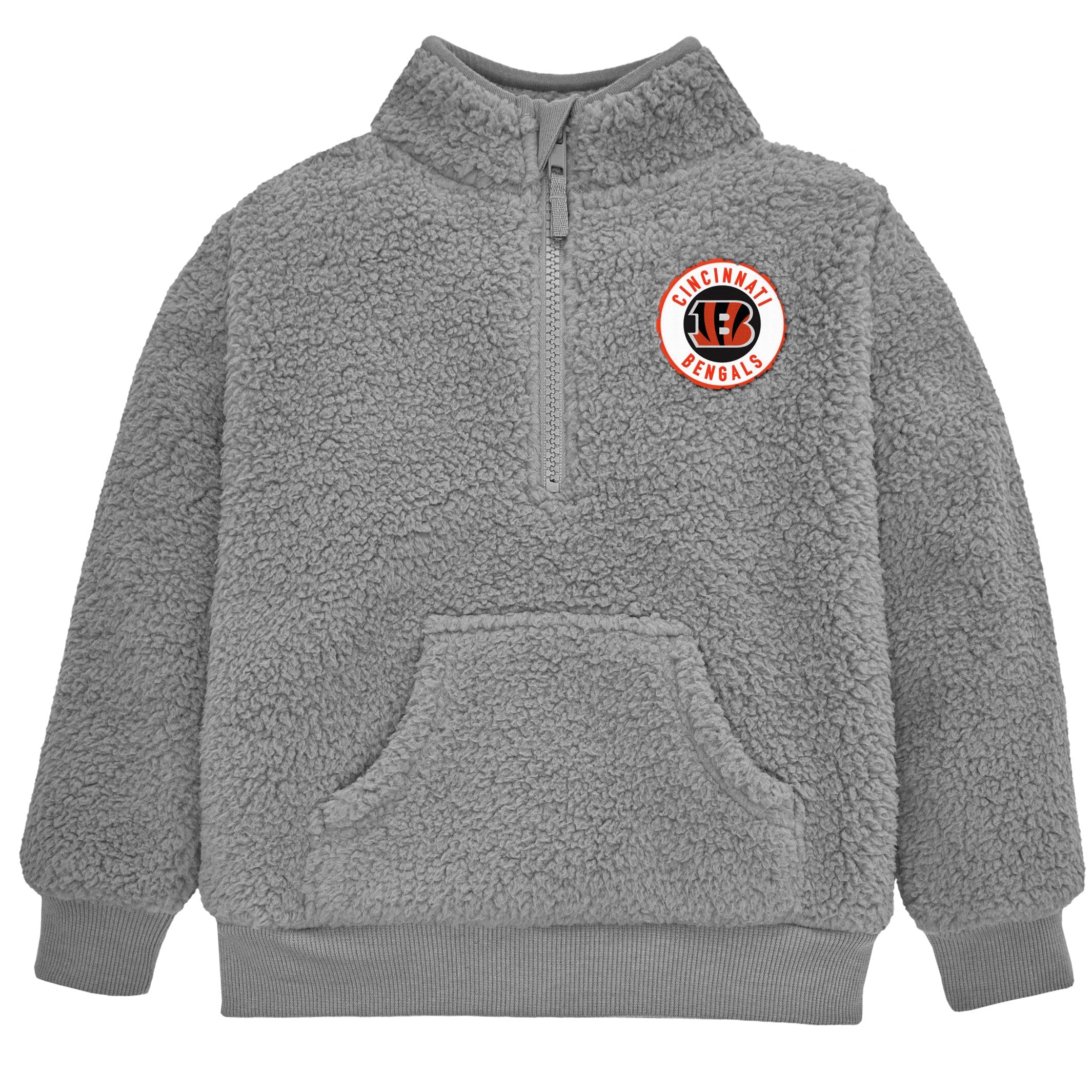 Infant & Toddler Cincinnati Bengals 1/4 Zip Sherpa Top – Gerber