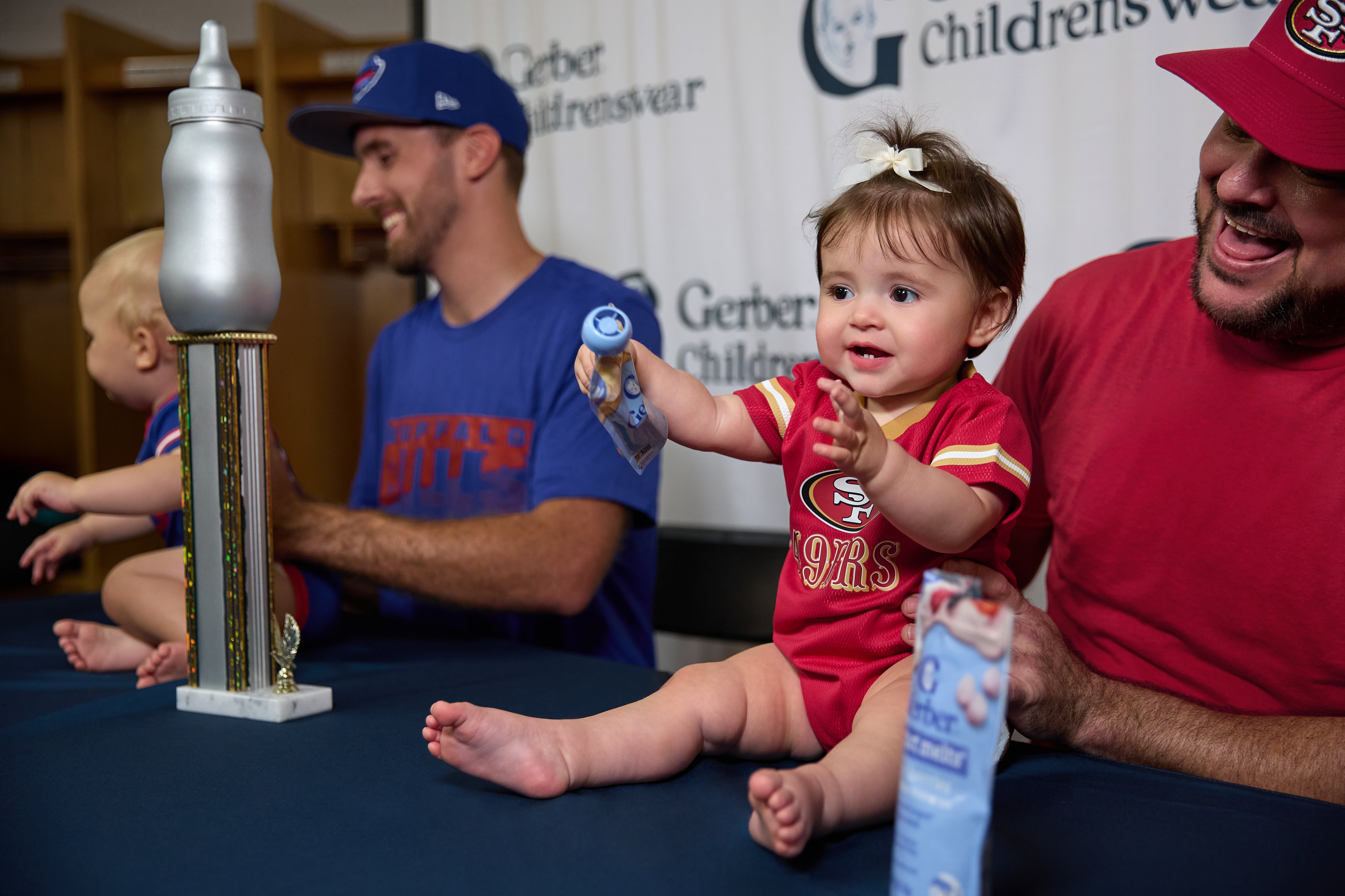 Load video: Crawl to Victory™ Gerber Childrenswear - 32 babies. 1 epic crawl-off.