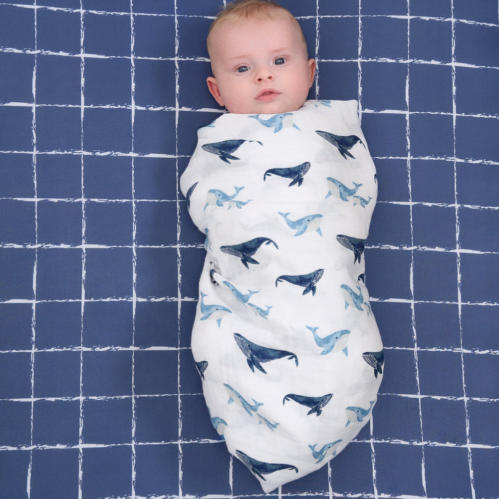 2-Pack Baby Boys Coastal Calm Muslin Blanket