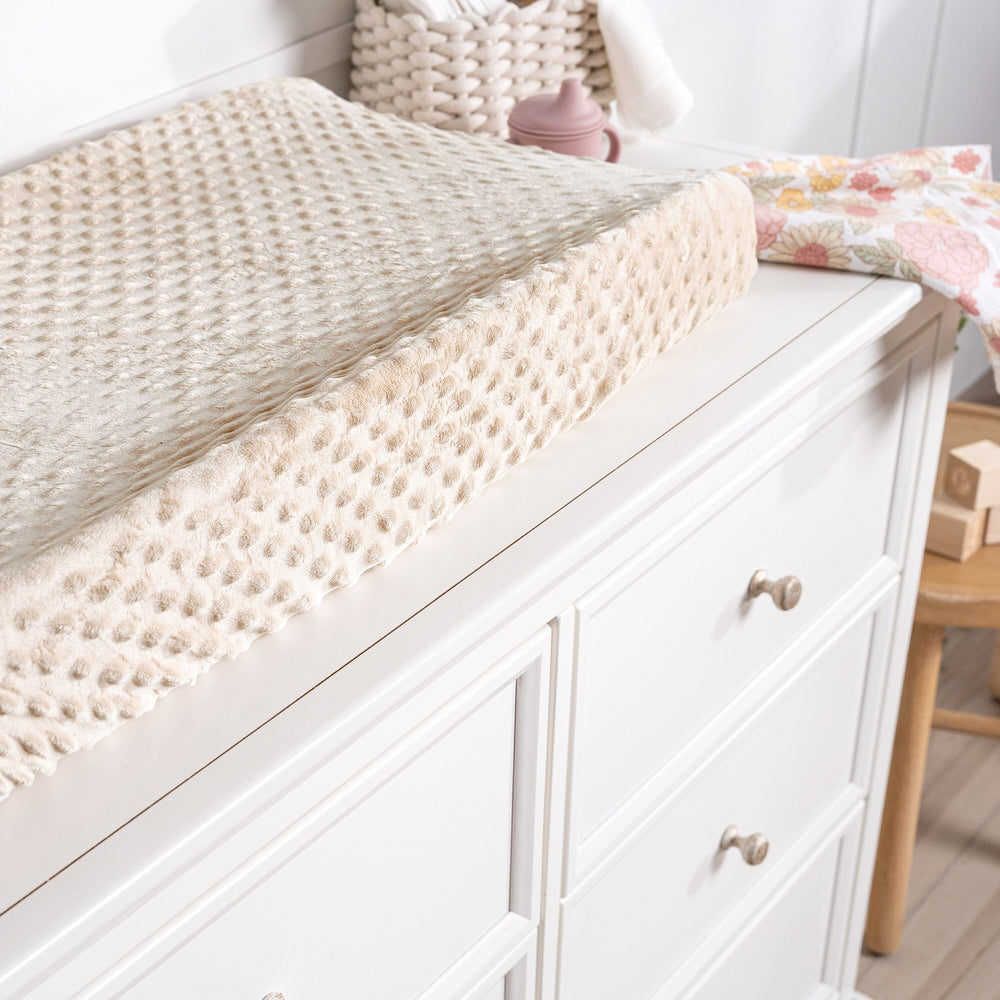 Baby Girls Retro Floral Changing Pad