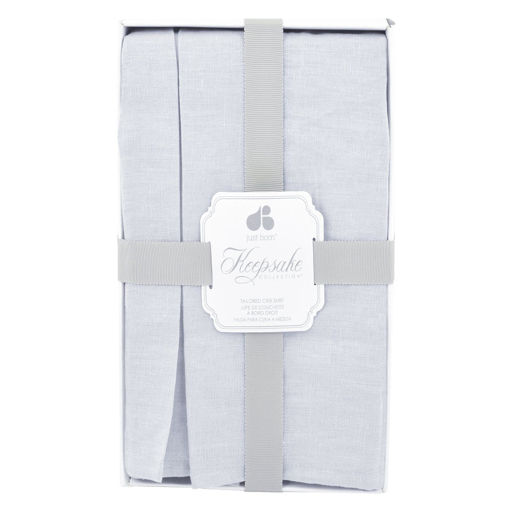 Keepsake Tailored Bed Skirt - Grey-Gerber Childrenswear