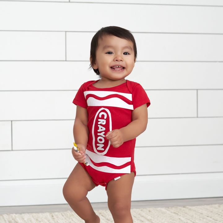 5-Pack Baby Red Premium Onesies® Bodysuits