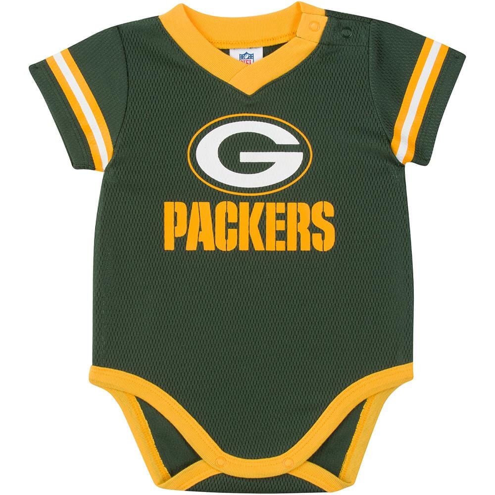 NFL Baby Boys Packers Jersey Bodysuit - 3-6mo