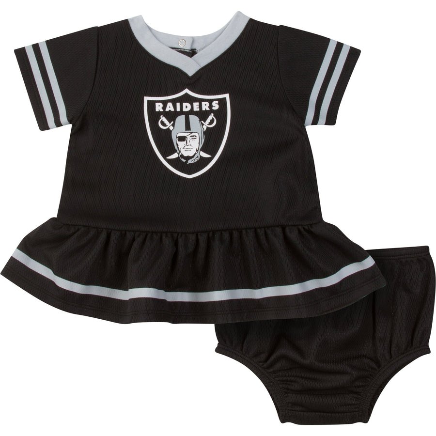 Las Vegas Raiders Girls Cheerleader Dress and Panty Set-Gerber Childrenswear