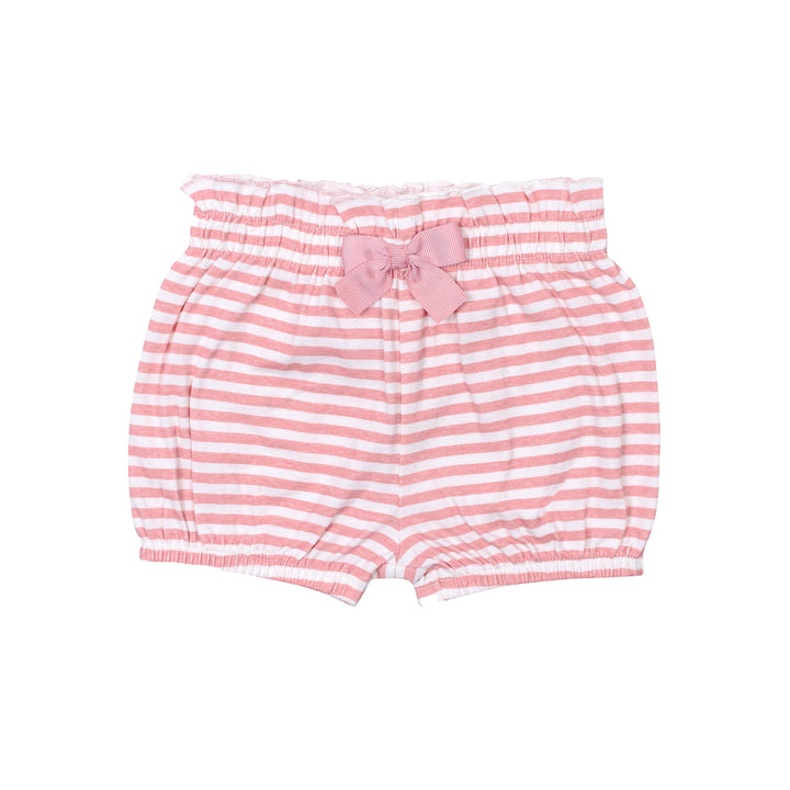 4-Pack Baby Girls Pink Floral Bloomer Shorts