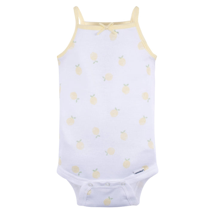 4-Pack Baby Girls Little Lemon Sleeveless Onesies® Bodysuits