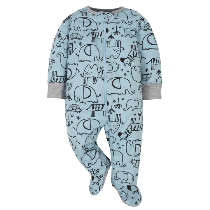 Gerber® 4-Pack Baby Boys Jungle Sleep N' Plays-Gerber Childrenswear