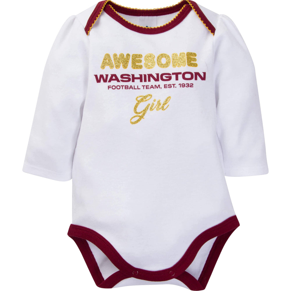 3-Piece Baby Girls Washington Bodysuit, Footed Pant, & Cap Set-Gerber Childrenswear