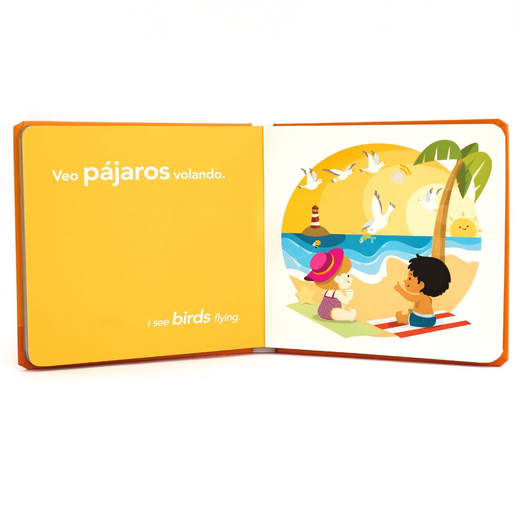 binibi "Visiting - Visitando La Playa" Bilingual Book