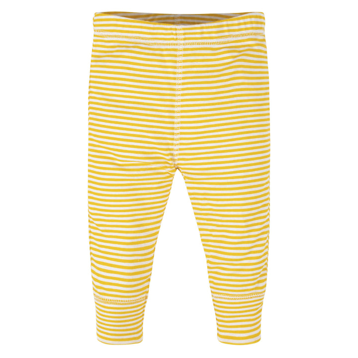 4-Pack Baby Boys Yellow Stripes Pants-Gerber Childrenswear