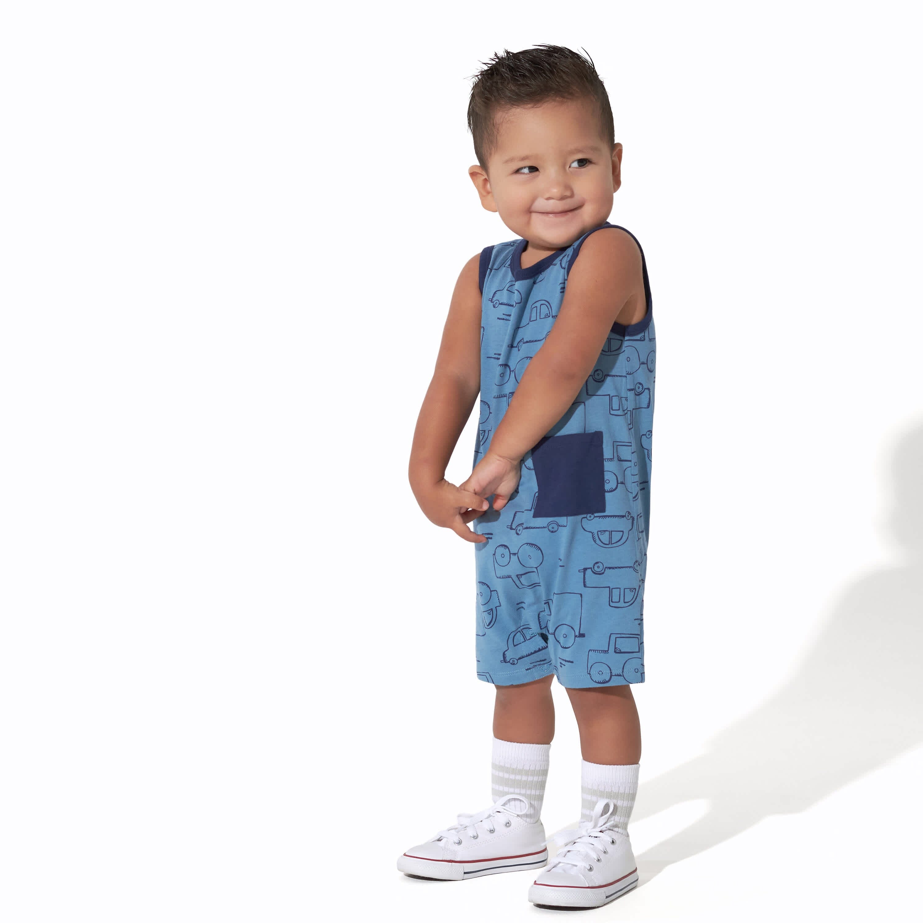 3Pack Baby Boys Construction Zone RompersN Gerber Childrenswear