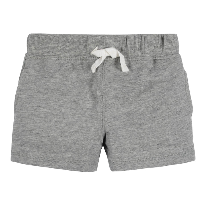 3-Pack Baby & Toddler Boys Neat Neutrals Pull-On Knit Shorts-Gerber Childrenswear