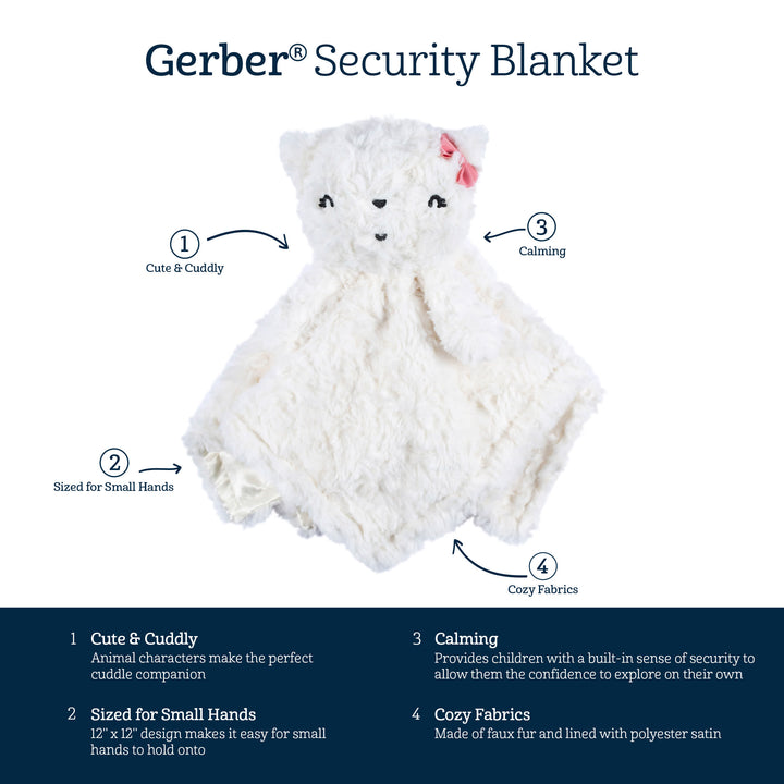 Baby Girls Cat Security Blanket