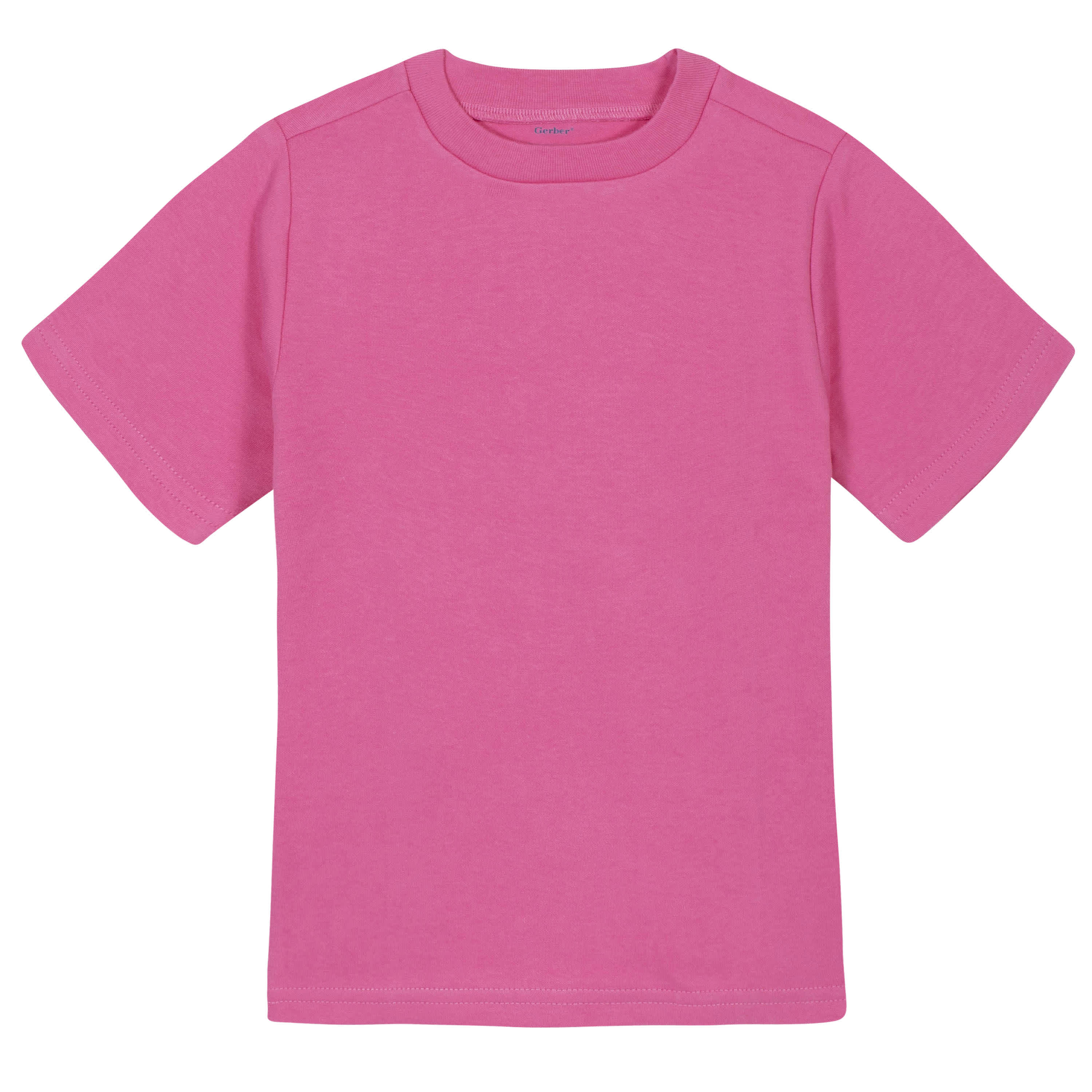 Gerber® Premium Short Sleeve Tee Shirt - Hot Pink – Gerber Childrenswear
