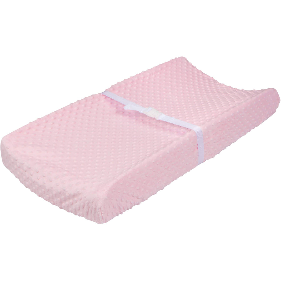 Baby Girls Dotted Pink Changing Pad Cover-Gerber Childrenswear