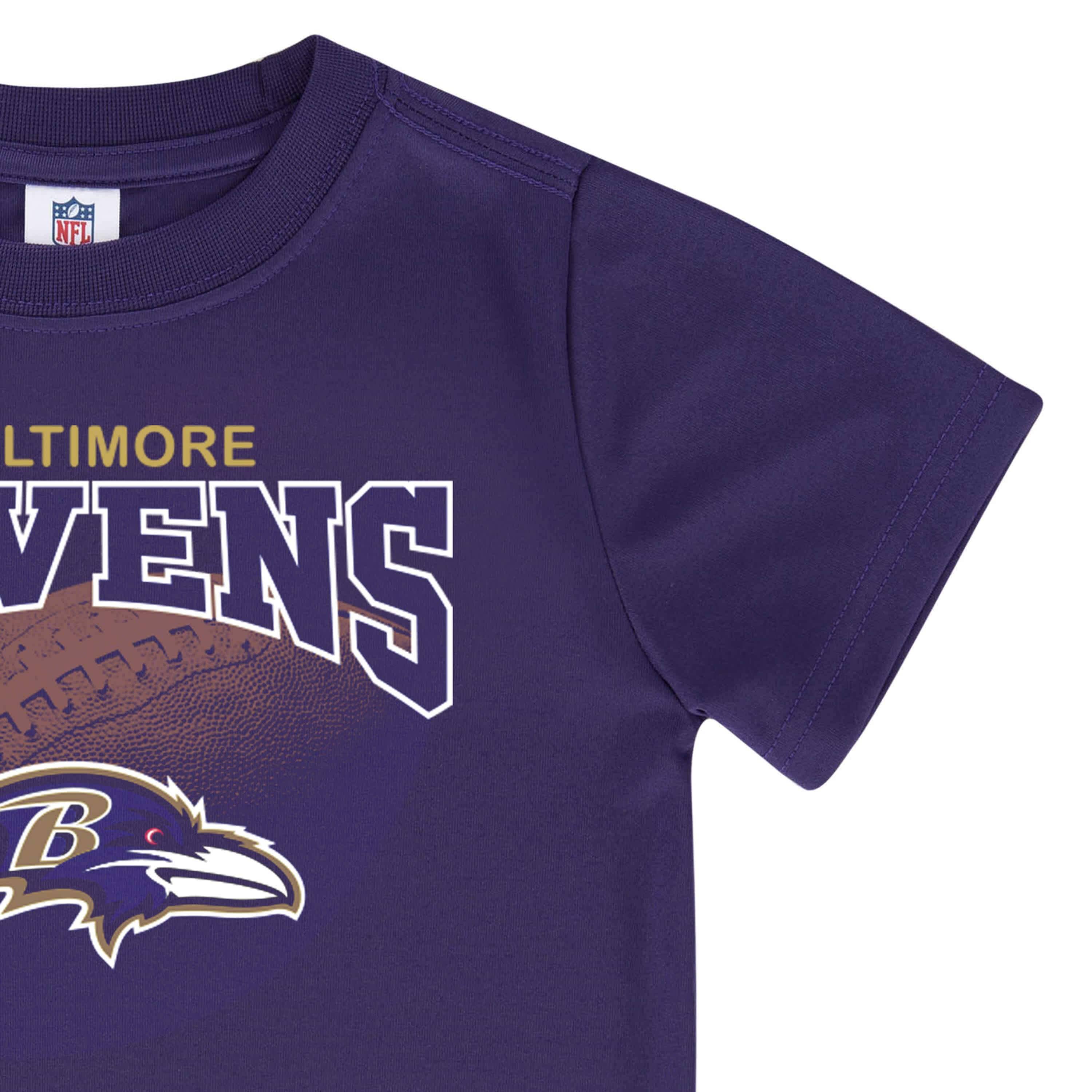 stivhed Solformørkelse Mand Baltimore Ravens Boys Tee Shirt – Gerber Childrenswear