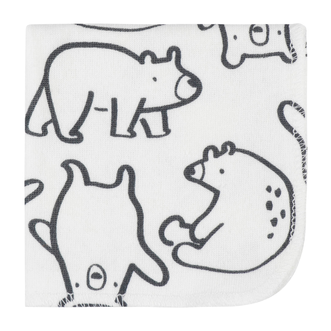 10-Pack Boys Bear Washcloths-Gerber Childrenswear