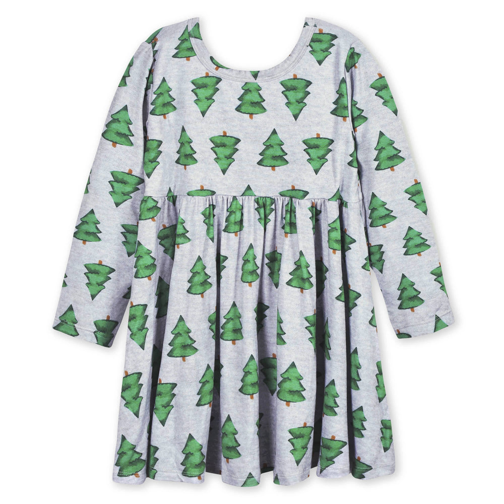 Infant & Toddler Girls Trees Buttery-Soft Viscose Made from Eucalyptus Twirl Dress
