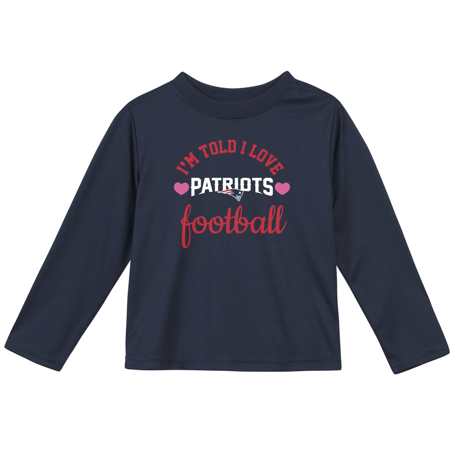 Infant & Toddler Girls New England Patriots Long Sleeve Tee