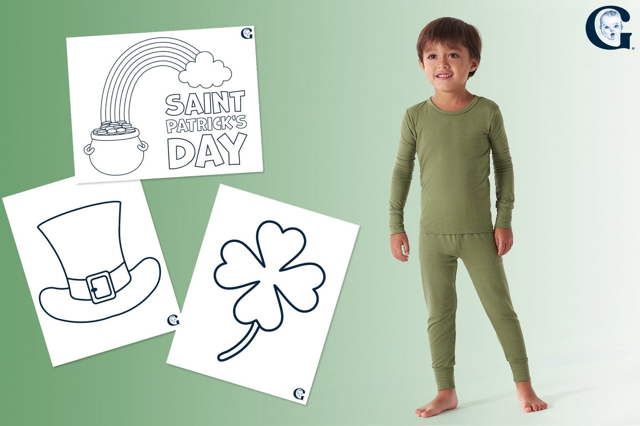St. Patrick’s Day Coloring Sheets for Toddlers