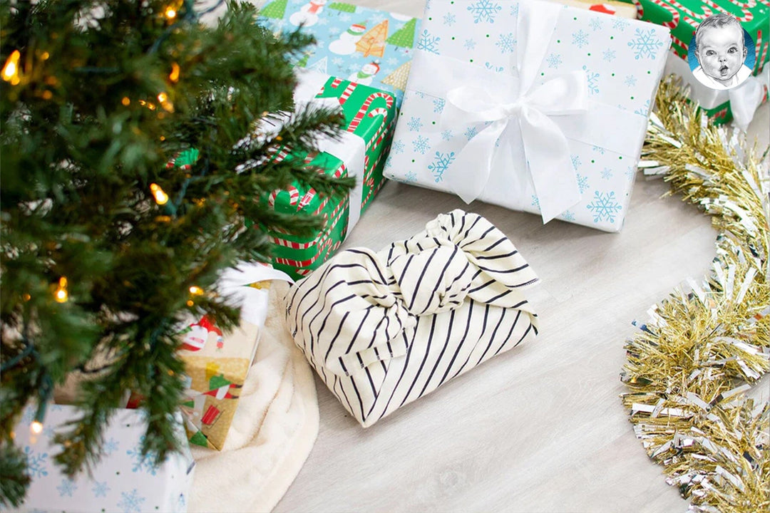 How to Wrap a Present Using a Gerber Flannel Blanket