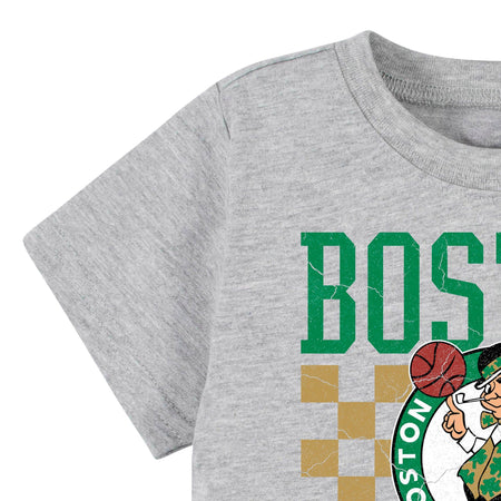 Infant & Toddler Neutral Gray Boston Celtics T-Shirt