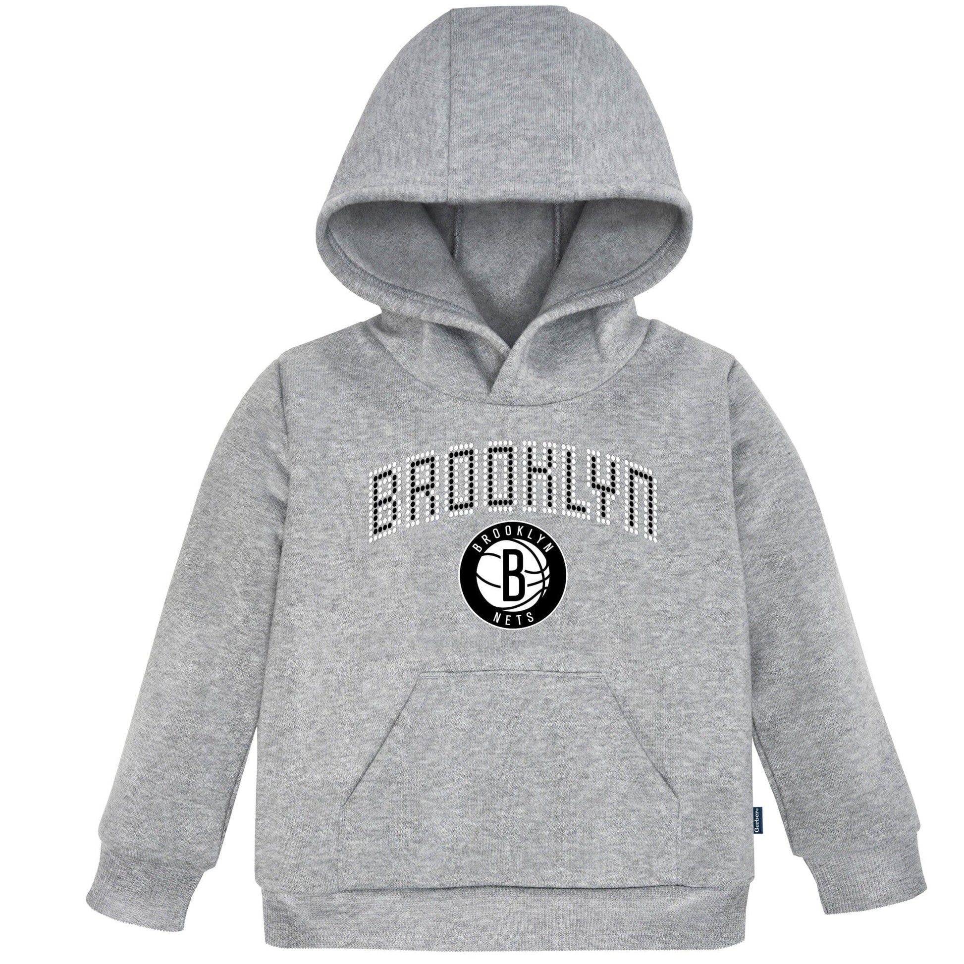 Infant & Toddler Neutral Gray Brooklyn Nets Hoodie NBA NBA® 