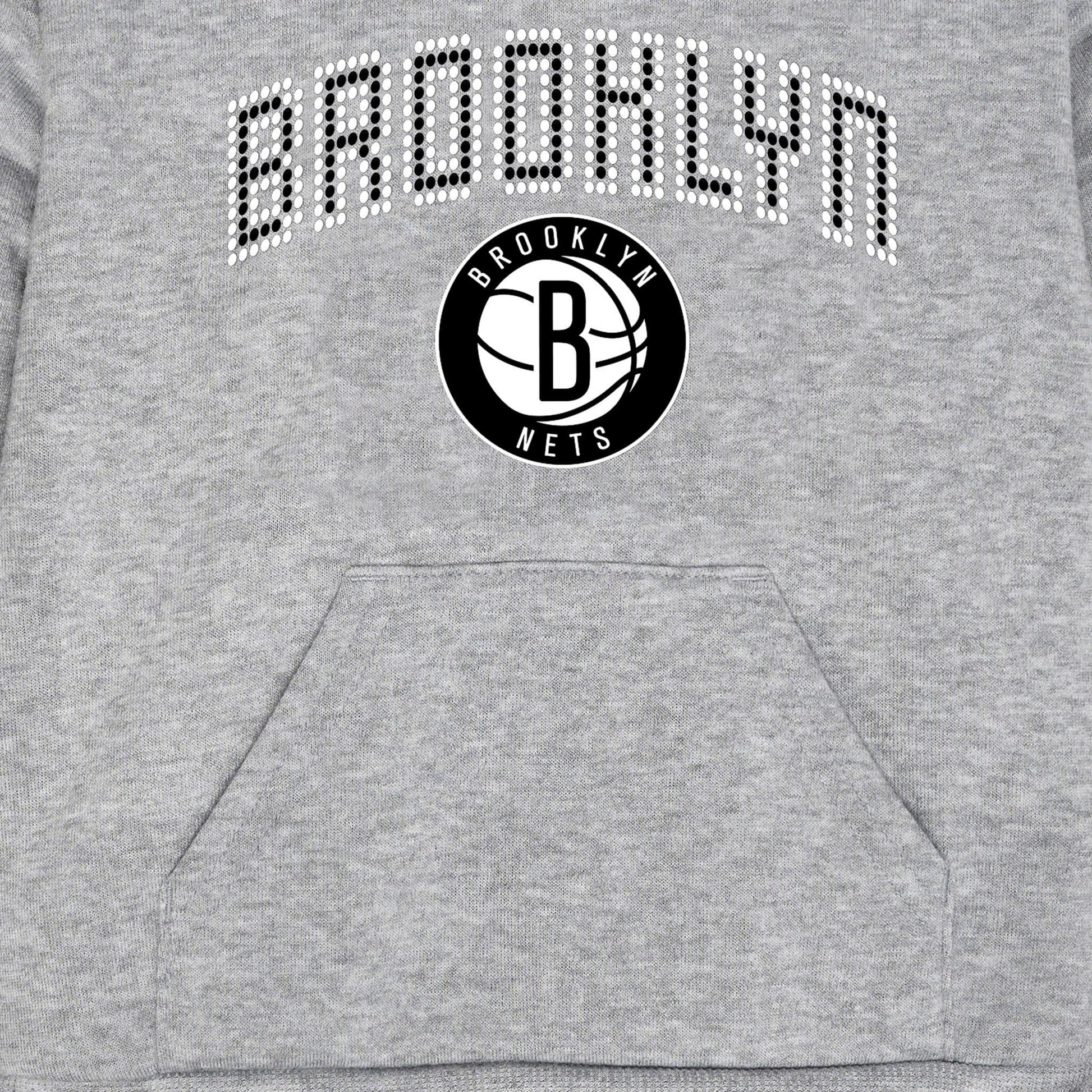 Infant & Toddler Neutral Gray Brooklyn Nets Hoodie NBA NBA® 
