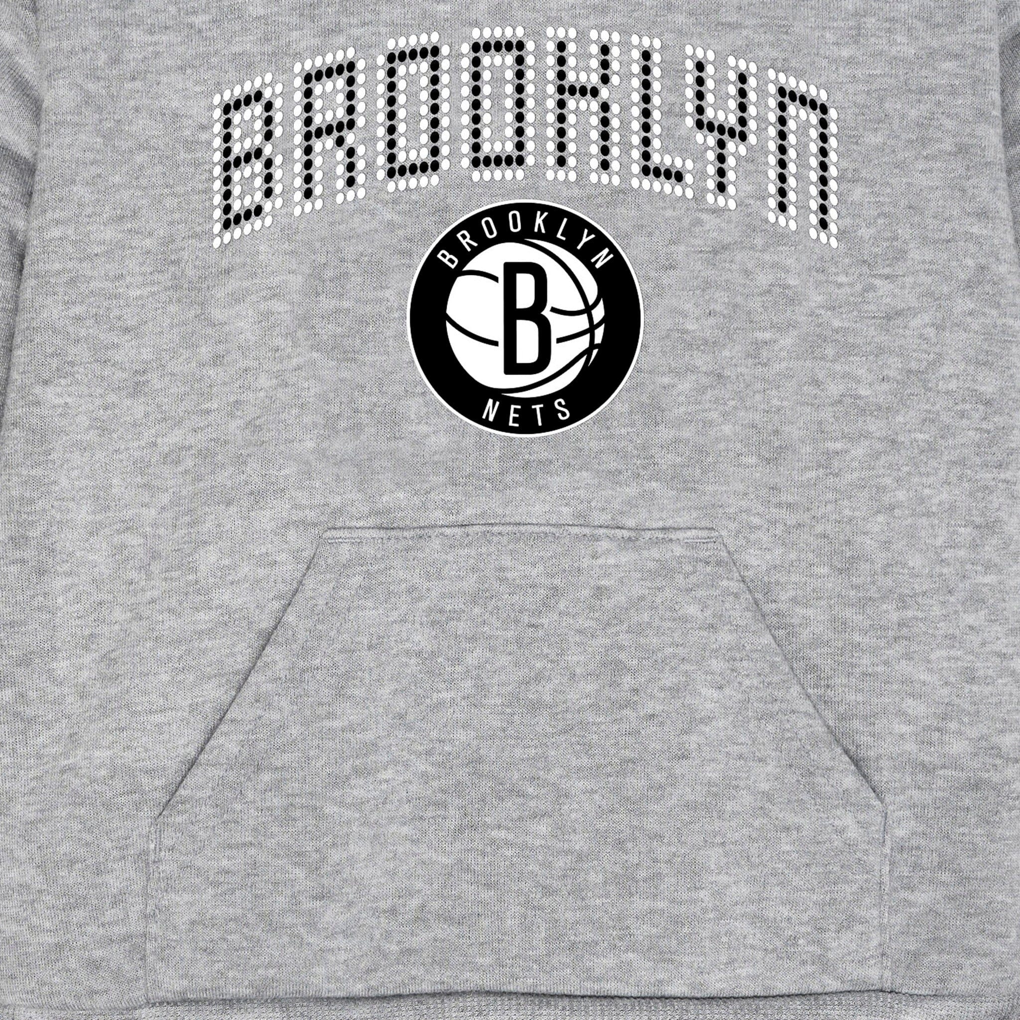 Infant & Toddler Neutral Gray Brooklyn Nets Hoodie NBA NBA® 