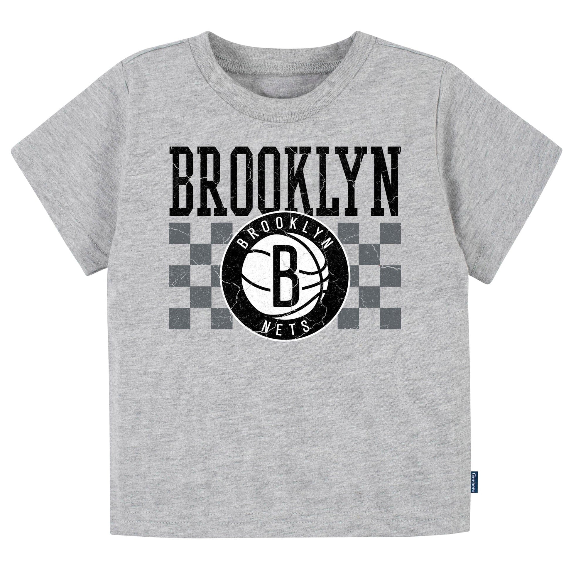 Infant & Toddler Neutral Gray Brooklyn Nets T-Shirt NBA NBA® 