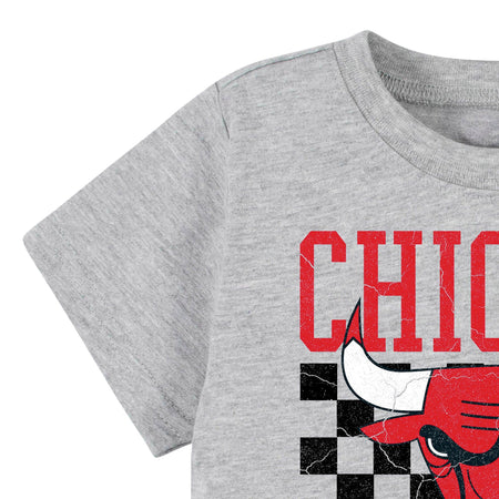 Infant & Toddler Neutral Gray Chicago Bulls T-Shirt