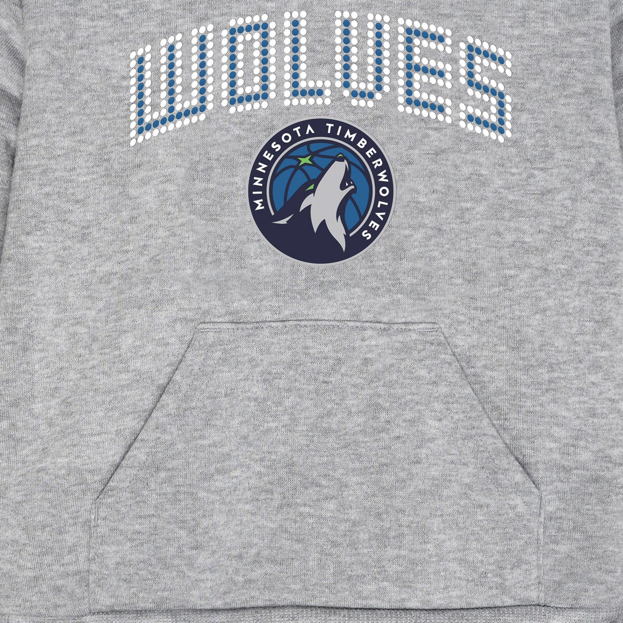 Infant & Toddler Neutral Gray Minnesota Timberwolves Hoodie NBA NBA® 