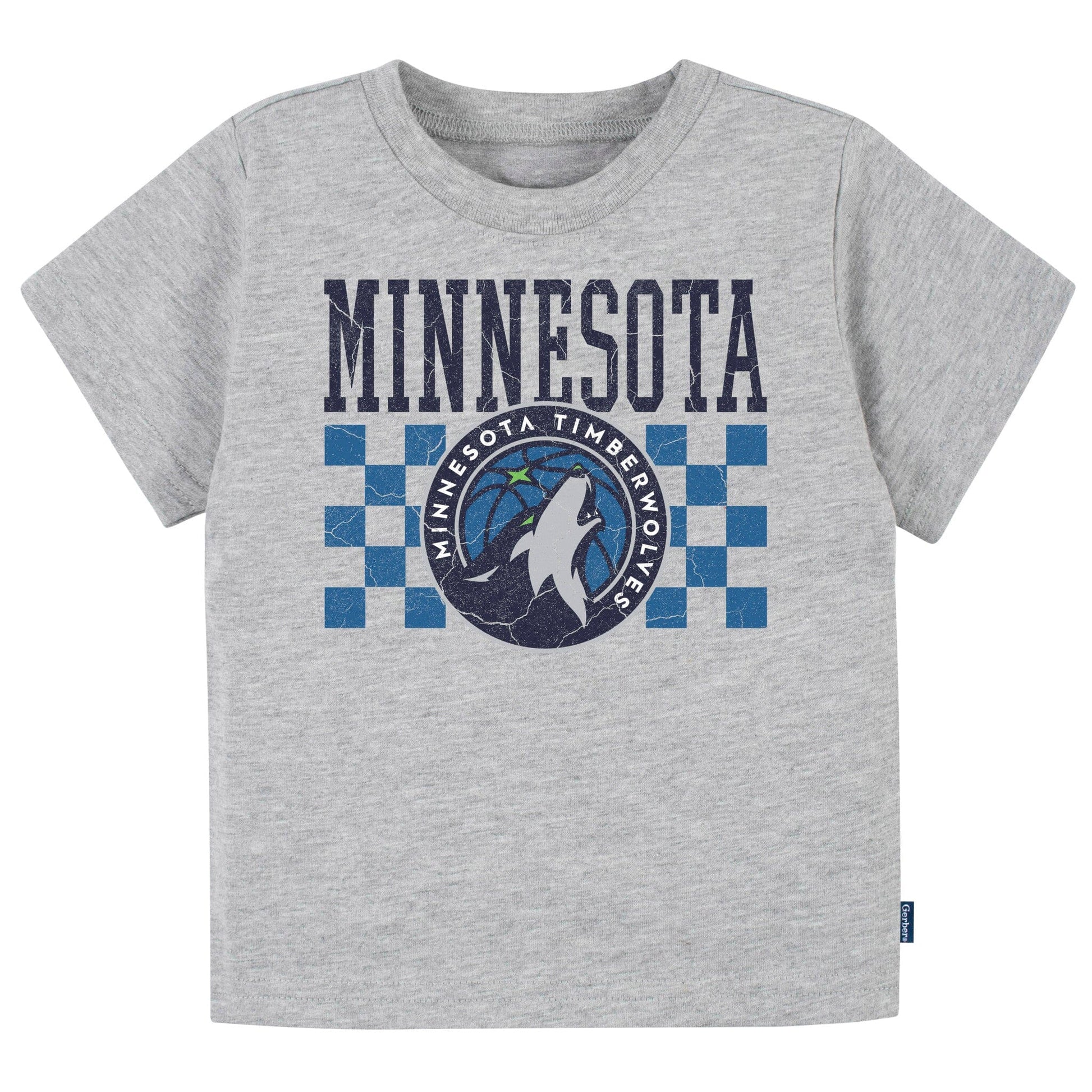 Infant & Toddler Neutral Gray Minnesota Timberwolves T-Shirt NBA NBA® 
