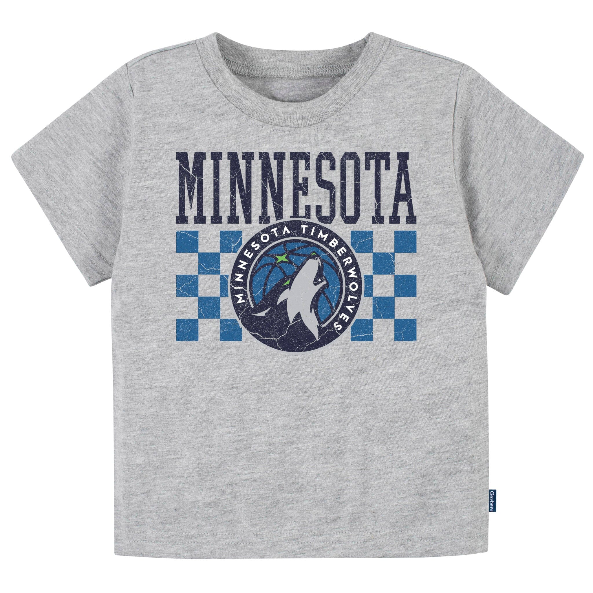 Infant & Toddler Neutral Gray Minnesota Timberwolves T-Shirt NBA NBA® 