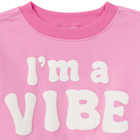 Baby Girls I'm A Vibe Sweatshirt