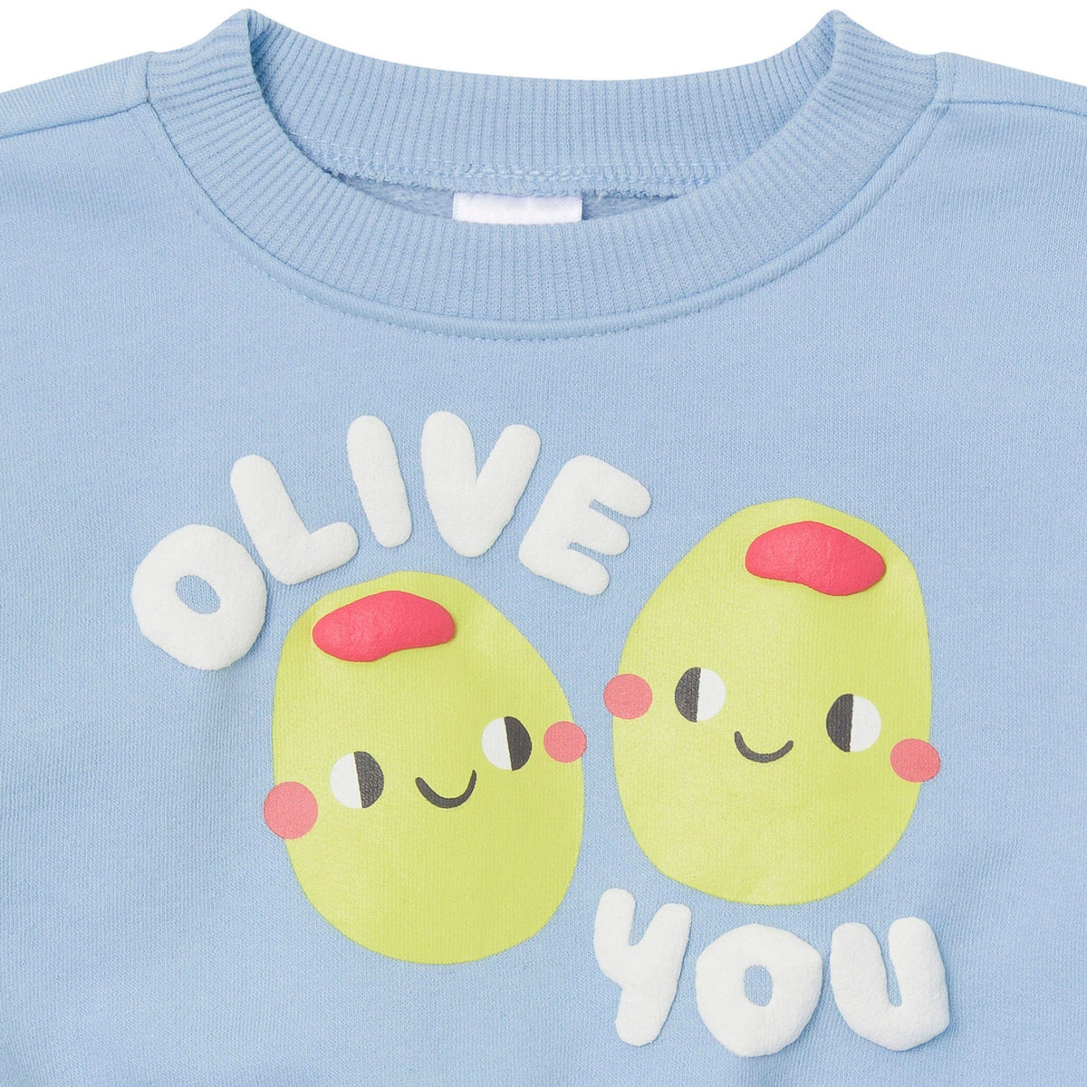 Baby Neutral Olive You Sweatshirt Tops Gerber® 